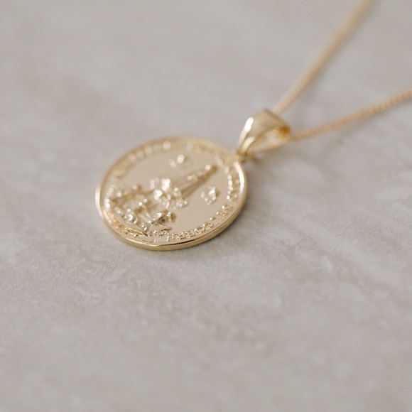 Our Lady of Charity Necklace | 18k Gold Filled - Picture 3 of 7